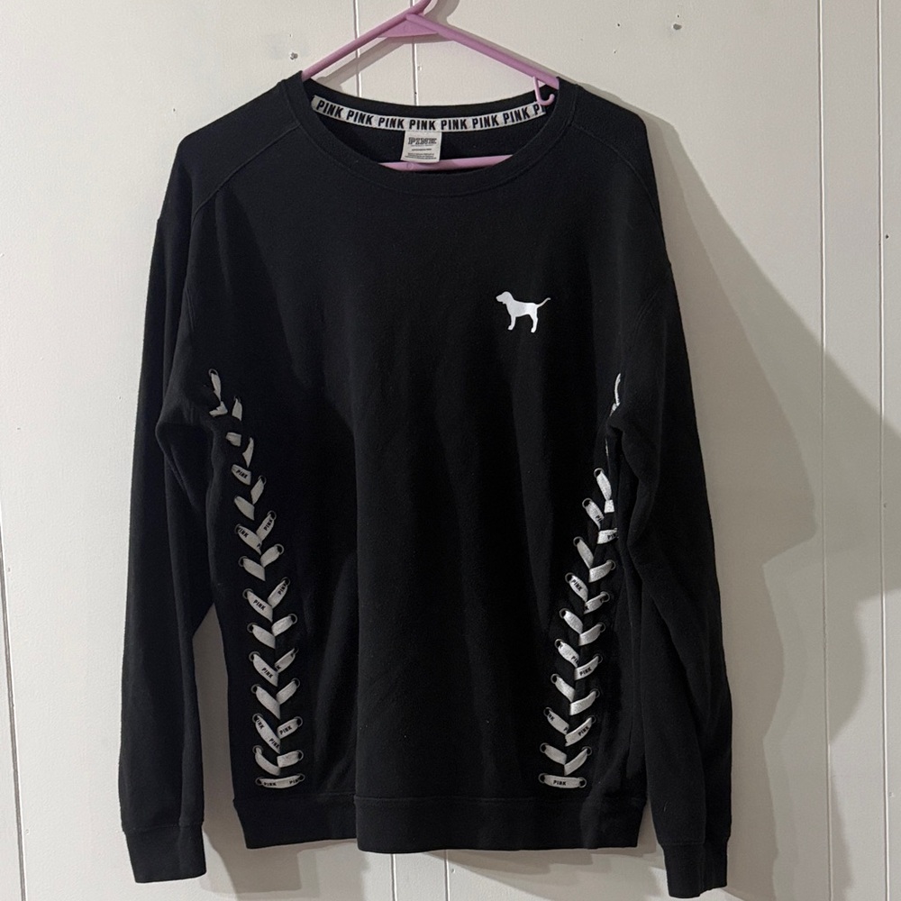 Victoria's Secret Black Crewneck Sweater